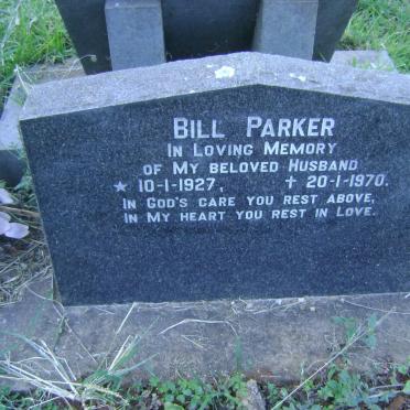 PARKER Bill 1927-1970