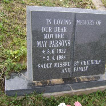 PARSONS May 1932-1988