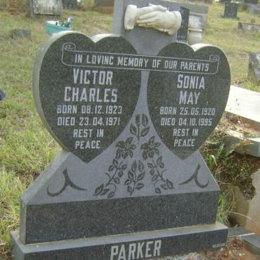 PARKER Victor Charles 1923-1971 &amp; Sonia May 1920-1995
