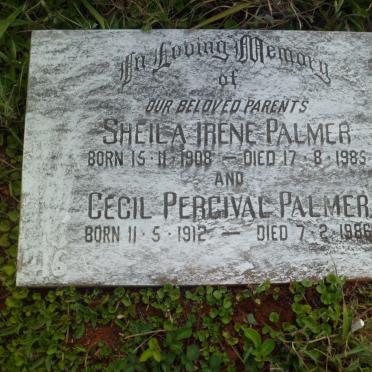 PALMER Cecil Percival 1912-1986 &amp; Sheila Irene 1908-1985