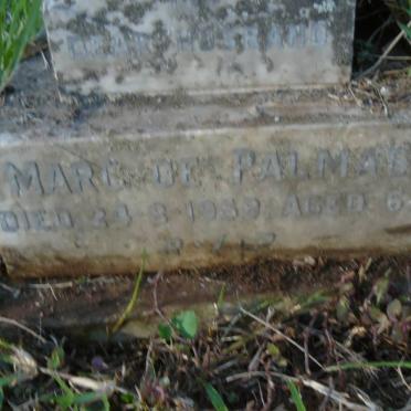 PALMAS Marc, de -1959 :: PALMAS Marguerite Marie Lise, de 1908-1980