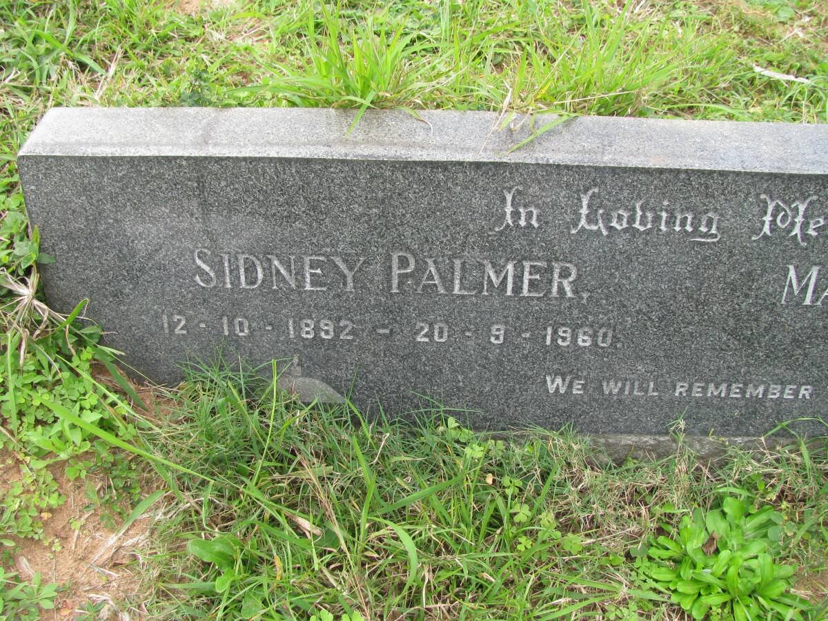 PALMER Sidney 1892-1960 &amp; Mary Catherine 1896-1964