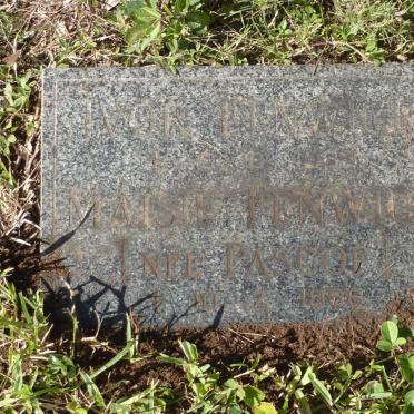 PASCOE Richard Ernst -1937 &amp; Mary Elizabeth -1958 :: FENWICK Ivor &amp; Maisie nee PASCOE -1986