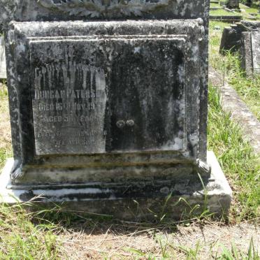 PATERSON Duncan -1935