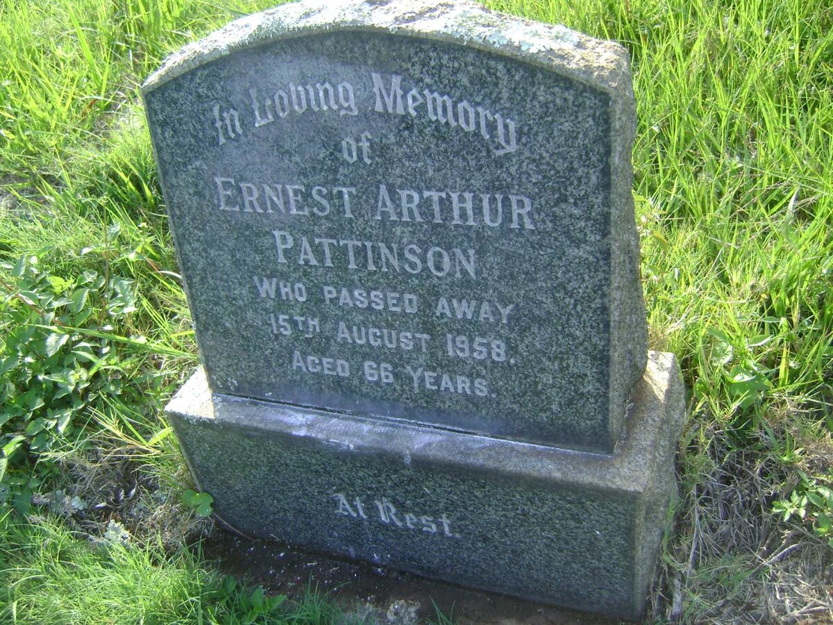 PATTINSON Ernest Arthur -1958
