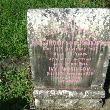 PARKINSON Tom Thompson -1937 &amp; Ivy -1956