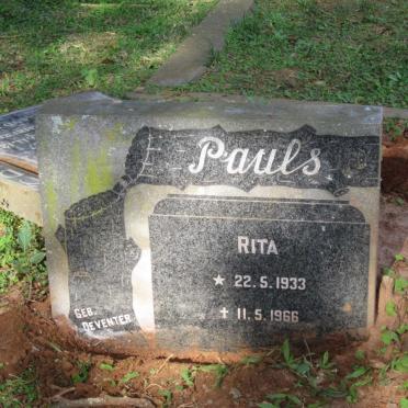 PAULS Rita nee V. DEVENTER 1933-1966