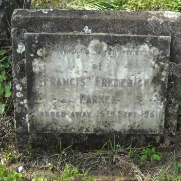 PARKER Francis Frederick -1951