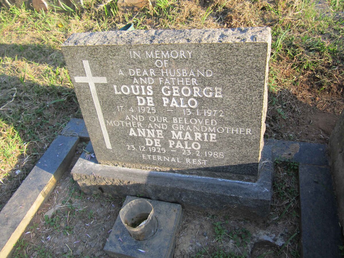 PALO Louis George, de 1925-1972 &amp; Anne Marie 1925-1988