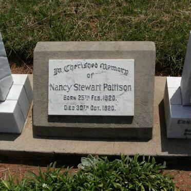 PATTISON Nancy Stewart 1920-1920