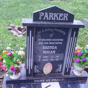 PARKER Brenda Miriam 1981-2002