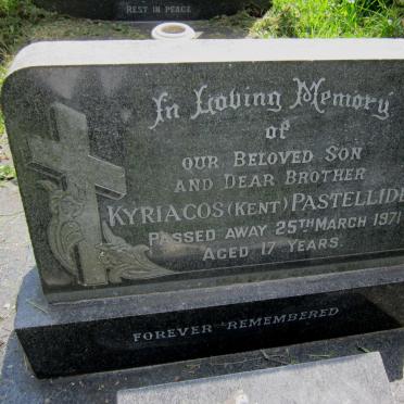 PASTELLIDES Phillip K. 1910-1980 &amp; Marina Angela 1924-2006 :: PASTELLIDES Kyriacos -1971 :: Mara