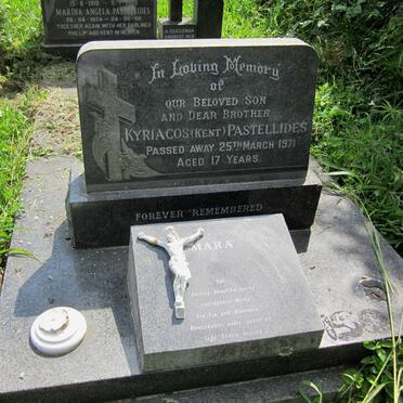 PASTELLIDES Phillip K. 1910-1980 &amp; Marina Angela 1924-2006 :: PASTELLIDES Kyriacos -1971 :: Mara