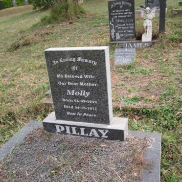 PILLAY Molly 1942-1977