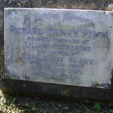 PIMM Richard Henry -1952