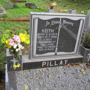 PILLAY Keith 1972-1998
