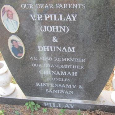 PILLAY V.P. &amp; Dhunam :: PILLAY Chinamah :: PILLAY Kistensamy :: PILLAY Sandyan