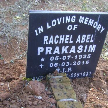 PRAKASIM Rachel Abel 1925-2015