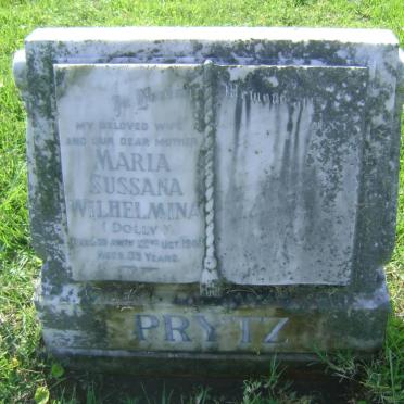 PRYTZ Maria Sussana Wilhelmina -1949