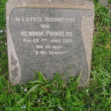 PRINSLOO Hendrik -1952