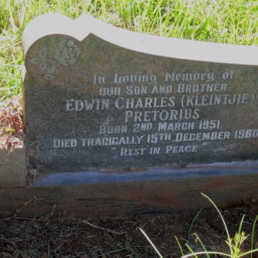 PRETORIUS Edwin Charles 1951-1980