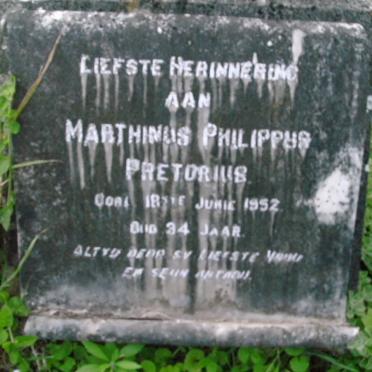 PRETORIUS Marthinus Philippus -1952