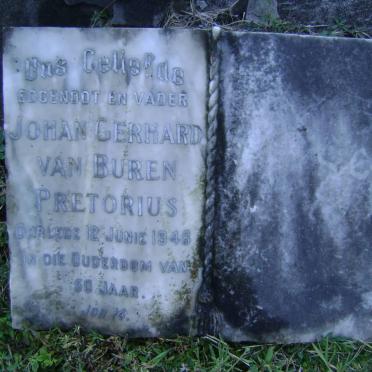 PRETORIUS Johan Gerhard Van Buren -1948