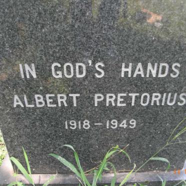 PRETORIUS Albert 1918-1949