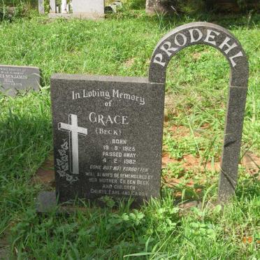 PRODEHL Grace nee BECK 1925-1982