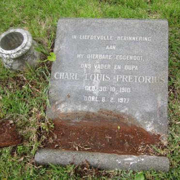PRETORIUS Charl Louis 1910-1977