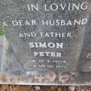 PLESSIS Simon Peter, du 1908-1971
