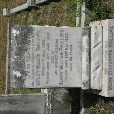 PHILLIPS Henry William -1950 &amp; Violet Maude 1906-1938 :: PHILLIPS Mary Elizabeth -1963