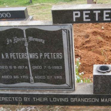 PETERS A.R. -1974 &amp; P. -1983