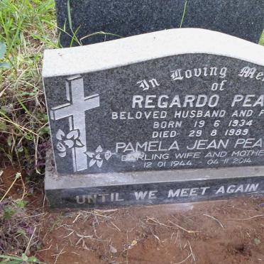 PEACH Regardo 1934-1989 &amp; Pamela Jean 1944-2014