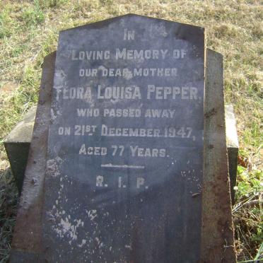PEPPER Flora Louisa -1947