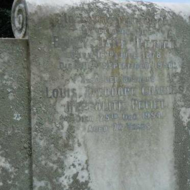 PETIET Theodore Charles Heppolite -1954