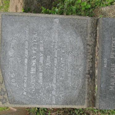 PEYCKE John Henry -1954 &amp; Alice Elizabeth LUPSO -1987 ::  PEYCKE Marjorie -1975