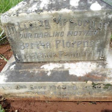 PENBERTHY Bertha Florence Constance -1943