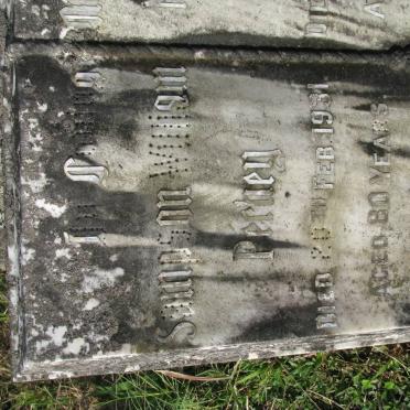 PECHEY Sampson William -1931 &amp; Mary Weston -1934