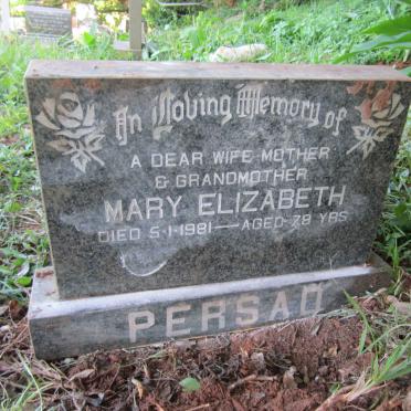 PERSAD Mary Elizabeth -1981
