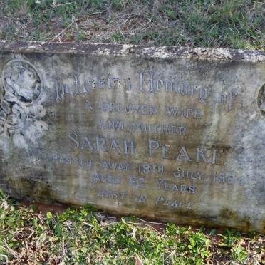 PEAKE Benjamin 1900-1984 :: PEAKE Sarah -1964