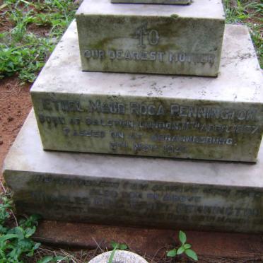 PENNINGTON Ethel Maud Roca 1867-1941 :: PENNINGTON Charles Eric Rainy -1958