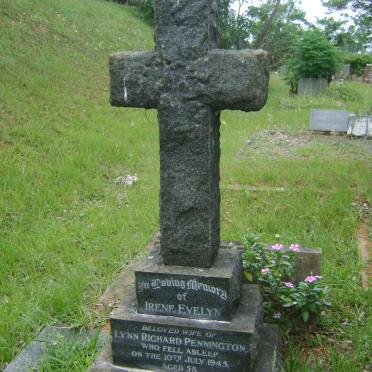 PENNINGTON Lynn Richard -1959 &amp; Irene Evelyn -1945