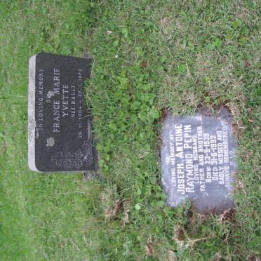 PEPIN Joseph Antoine Raymond 1939-1992 :: PEPIN France Marie Yvette nee RAULT 1904-1973