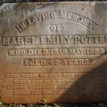 POTTER Mabel Emily -1923