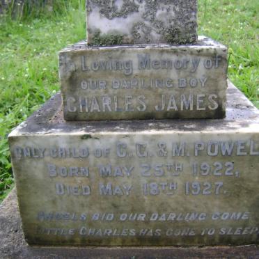 POWELL Charles James 1922-1927