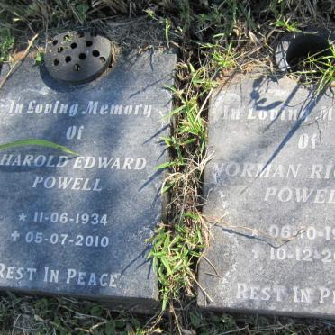 POWELL Harold Edward 1934-2010 :: POWELL Norman Richard 1943-2001