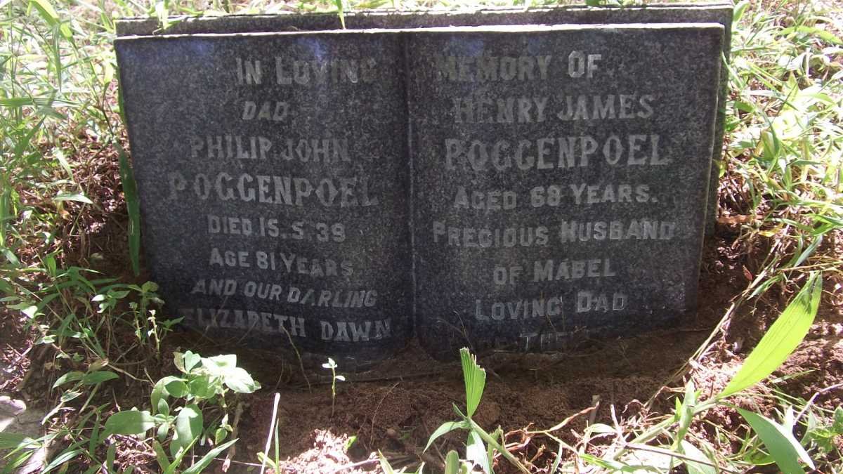 POGGENPOEL Philip John -1939 &amp; Elizabeth Dawn :: POGGENPOEL Henry James