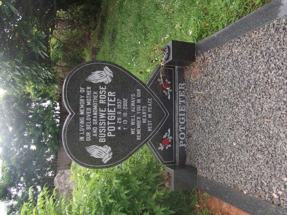 POTGIETER Busisiwe Rose 1937-2002