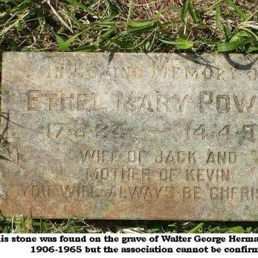 POWER Ethel Mary 1924-1990